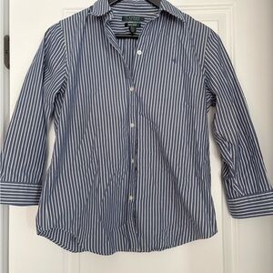 Ralph Lauren WBlue Striped Shirt